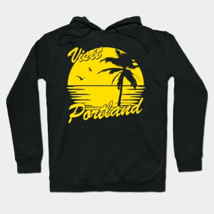 Visit Portland - sunset Hoodie